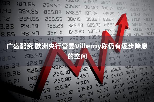 广盛配资 欧洲央行管委Villeroy称仍有逐步降息的空间